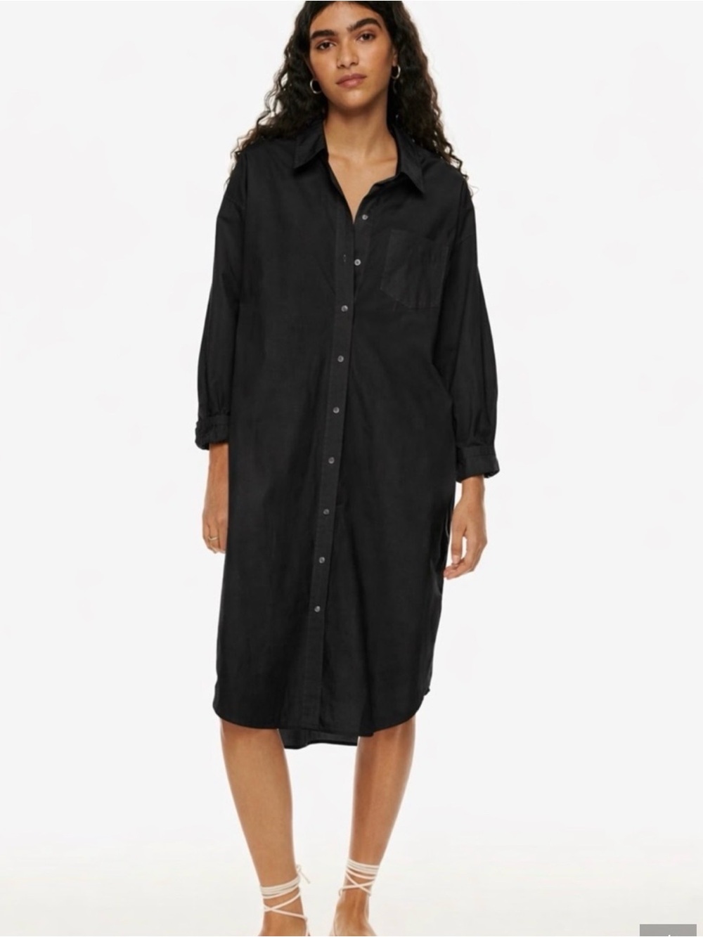 Wilfred poplin dress shirt
